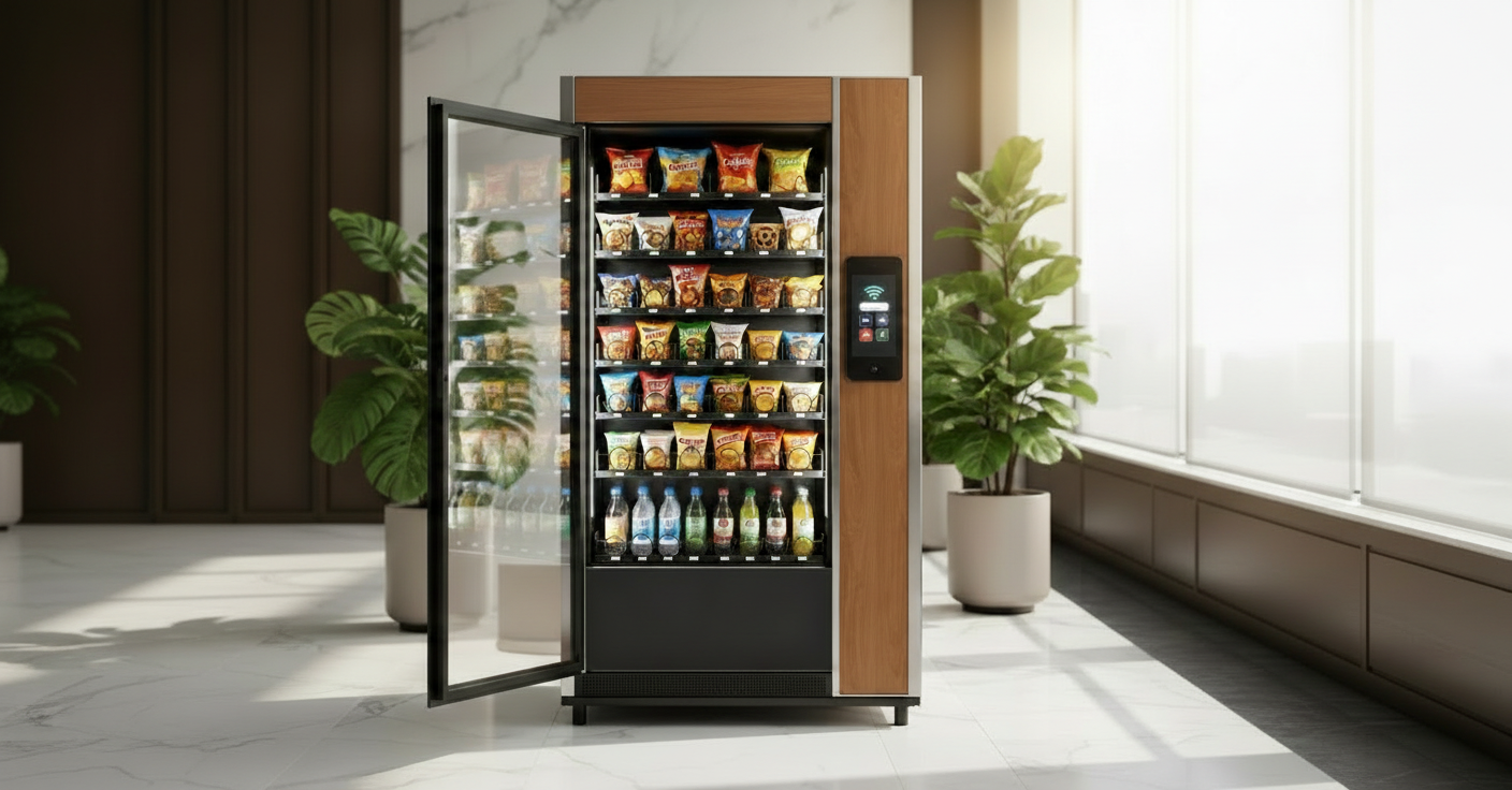 Interior-Matched vending machine